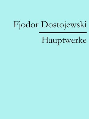 cover image of Fjodor Dostojewski